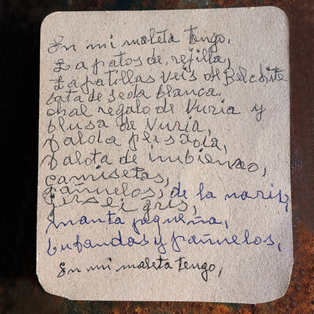 2017. "Letraherida", dentro del proyecto, "Heterónimos: de una intersecación de procesos", en la instalación, "de Libros y Hogares", en diálogo con el heterónimo Sergio Galán y Marga Ximenez.